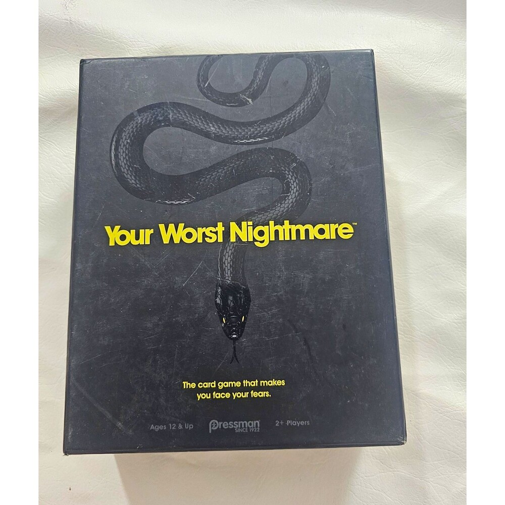 Your Worst Nightmare Horror Card Game Complete 2+ Players 12+ some missing pcs